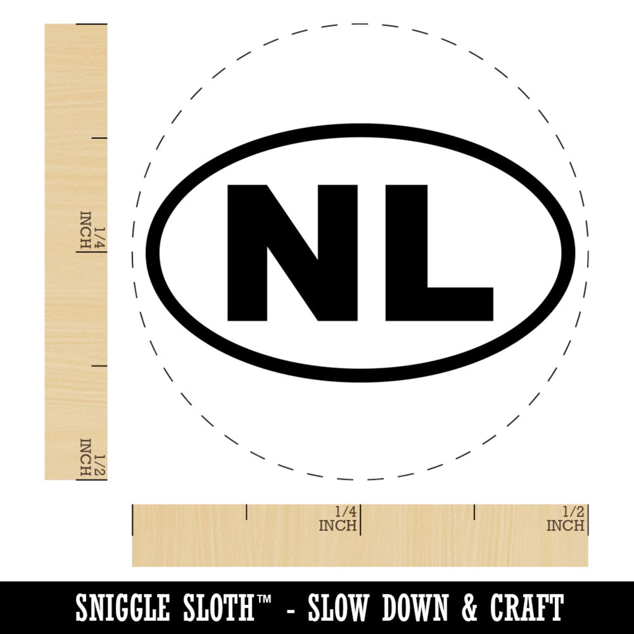 Netherlands NL Self-Inking Rubber Stamp for Stamping Crafting Planners